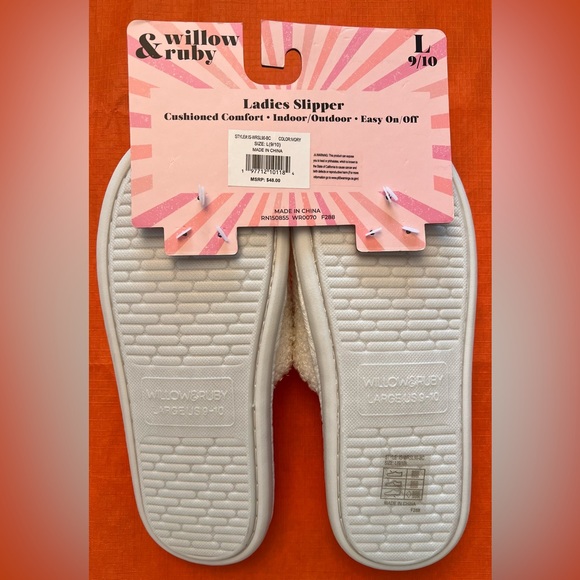 NWT Whimsical Willow & Ruby plush popsicle slippers in Women’s Large (9-10) - Picture 6 of 6